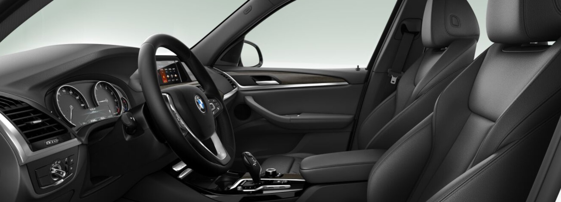 2018 BMW X3 Black Leather Interior 2018 BMW X3 Black Leather Interior